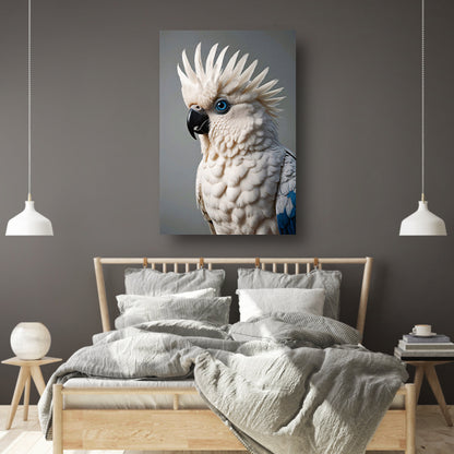 De Blik van een Blauwogige Kaketoe canvas