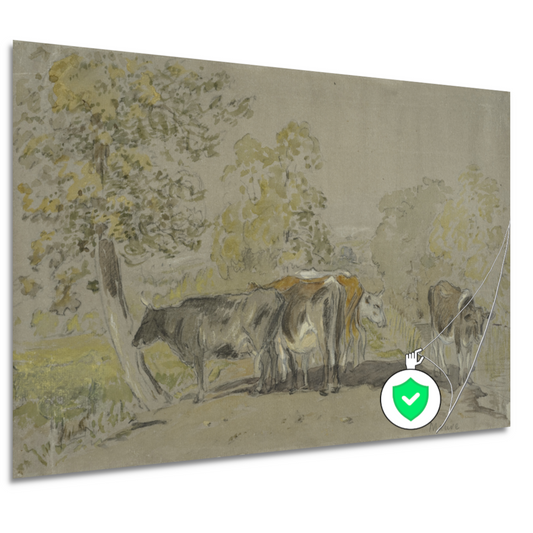 Landschap met vee - Anton Mauve poster