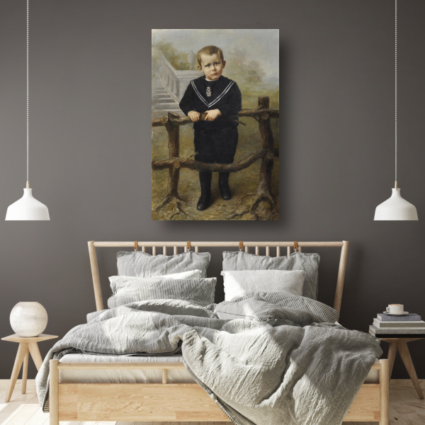 Portret van een kleine jongen - Piet Mondriaan canvas