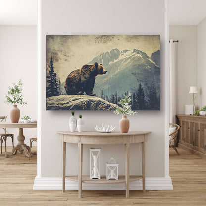Geometrisch zwart-wit ontwerp met strakke lijnen   acrylglas