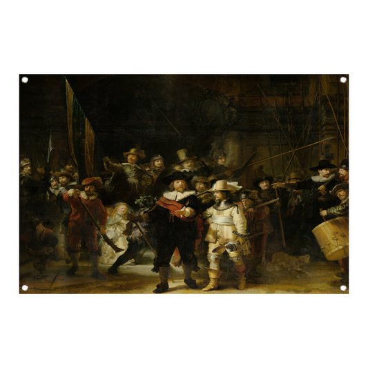 De Nachtwacht - Rembrandt van Rijn tuinposter