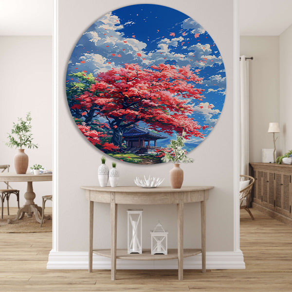 Bloesemparadijs in Japanse tuin forex muurcirkel