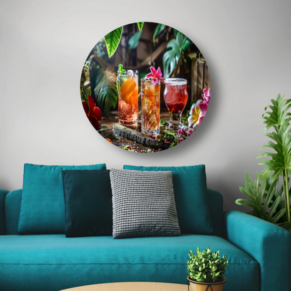 Minimalistische Drankjes Compositie forex muurcirkel