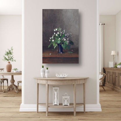 Vaas met bloemen - Léon Bonvin poster