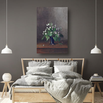Vaas met bloemen - Léon Bonvin poster