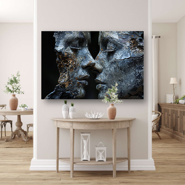 Liefdevolle omhelzing canvas