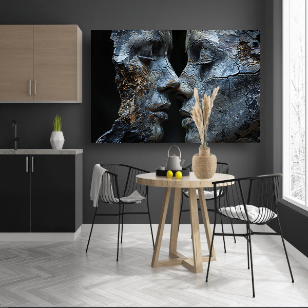 Liefdevolle omhelzing canvas