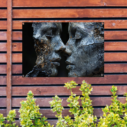 Liefdevolle omhelzing tuinposter