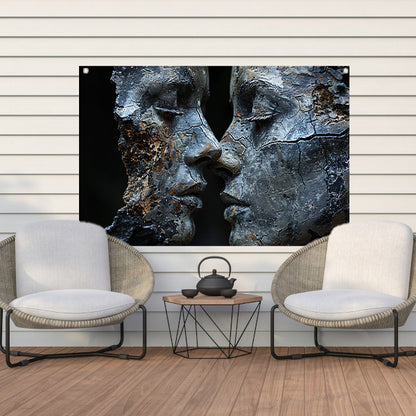 Liefdevolle omhelzing tuinposter