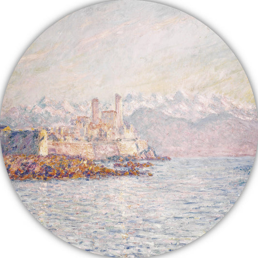 Antibes - Claude Monet aluminium muurcirkel