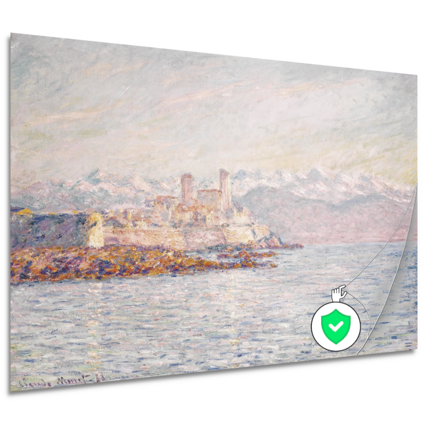 Antibes - Claude Monet poster