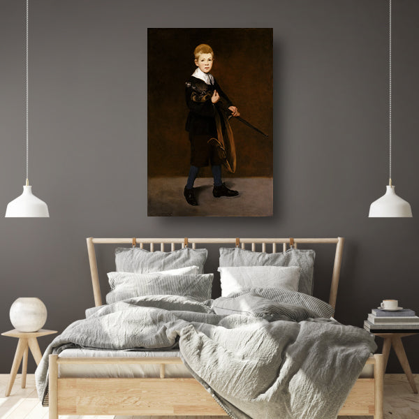 Jongen met een zwaard - Édouard Manet poster