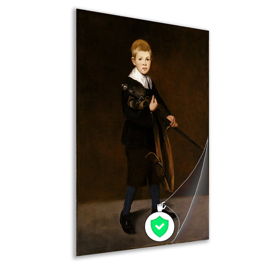 Jongen met een zwaard - Édouard Manet poster
