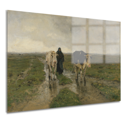 Veranderend weiland - Anton Mauve acrylglas