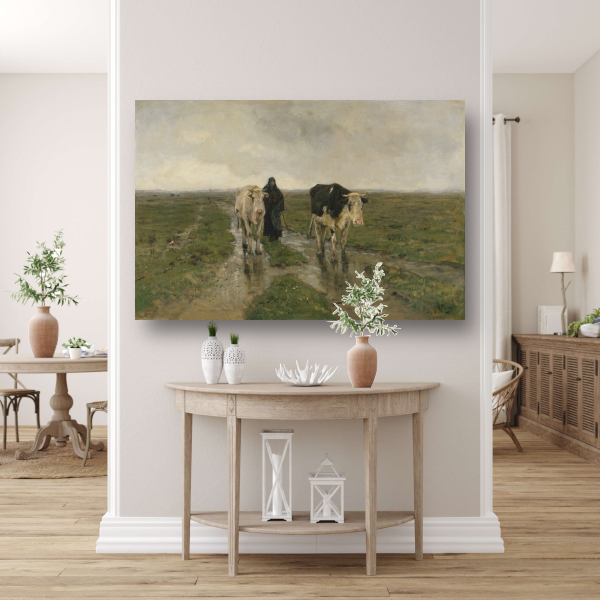 Veranderend weiland - Anton Mauve poster
