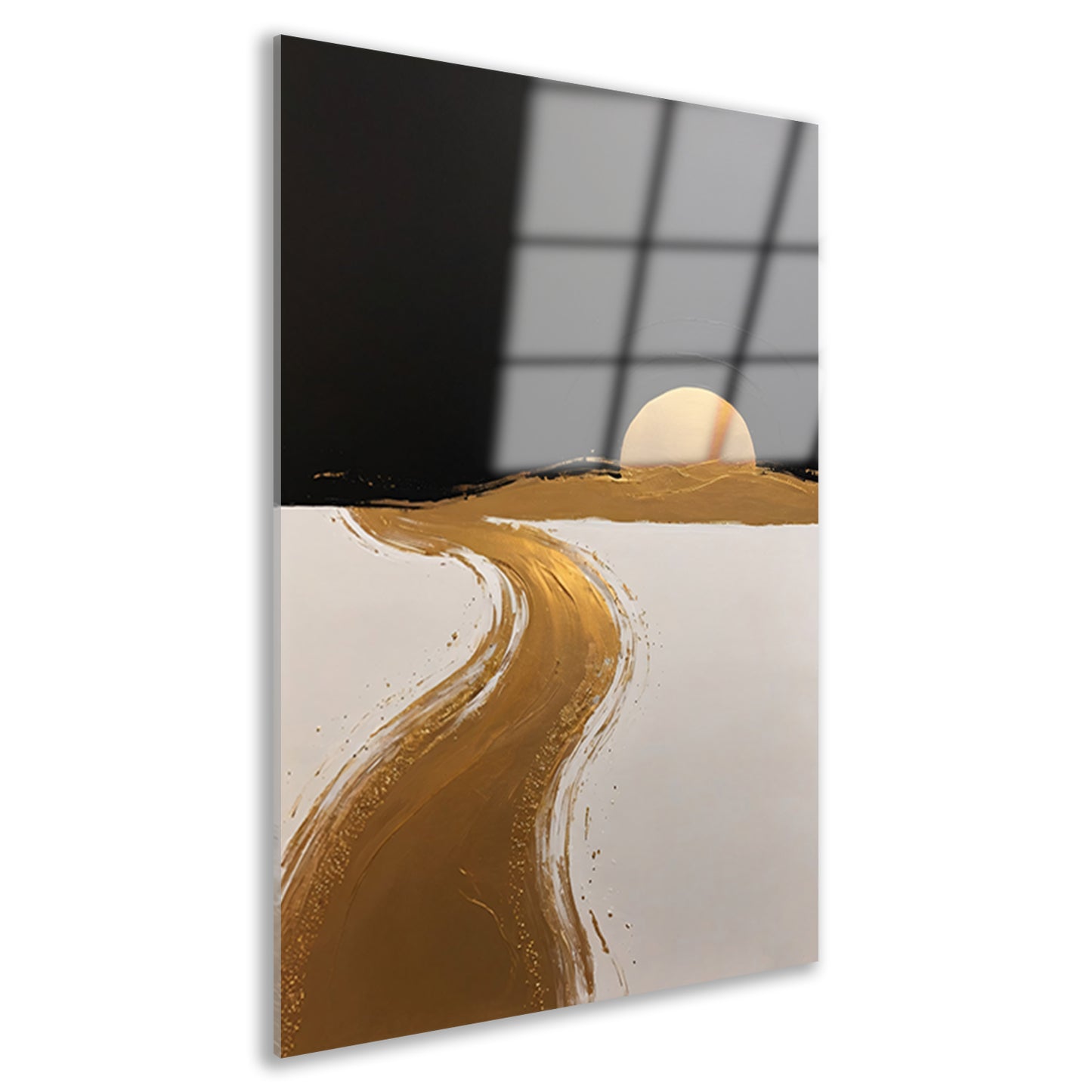 Golden Path to Sunset Horizon Acrylglas