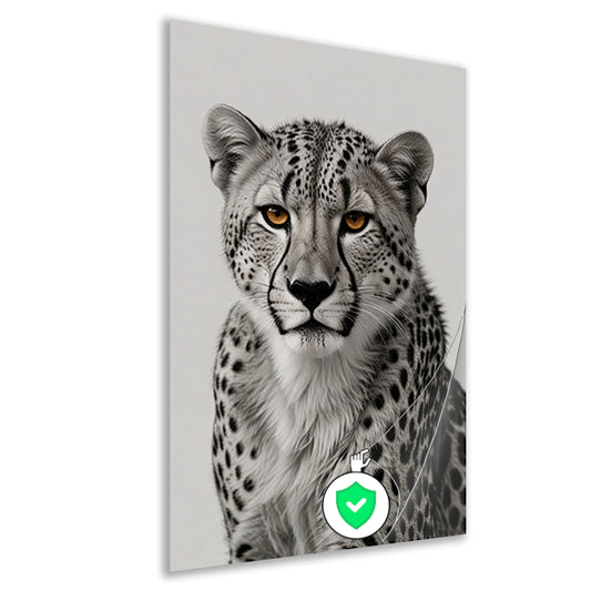 De doordringende blik van een cheeta poster