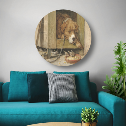 Gevaarlijke grond - Henriëtte Ronner aluminium muurcirkel