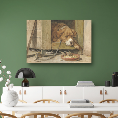 Gevaarlijke grond - Henriëtte Ronner canvas met baklijst
