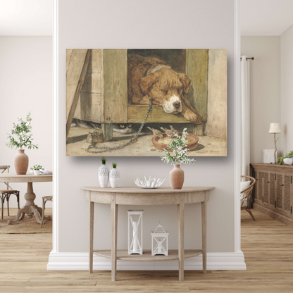 Gevaarlijke grond - Henriëtte Ronner canvas met baklijst