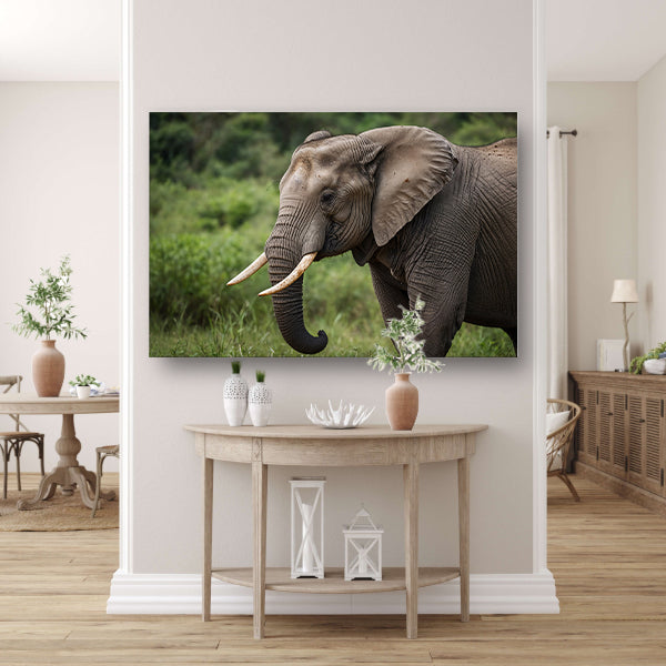 Prachtige olifant in natuurlijke habitat canvas