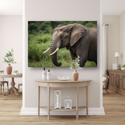 Prachtige olifant in natuurlijke habitat canvas