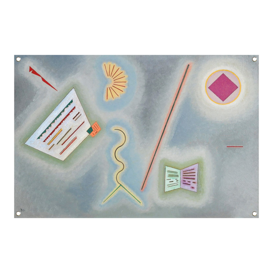 Oppervlakken en lijnen - Wassily Kandinsky tuinposter