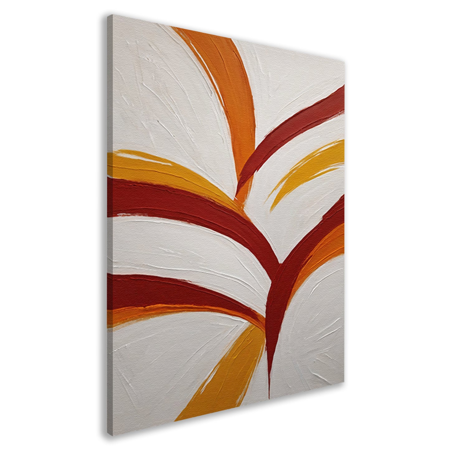 Abstract Swirls of Warmth and Energy canvas