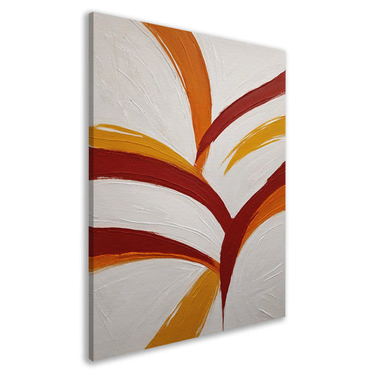 Abstract Swirls of Warmth and Energy canvas