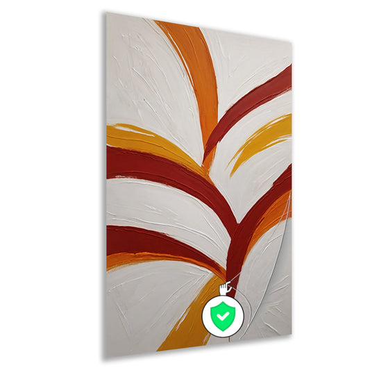 Abstract Swirls of Warmth and Energy poster