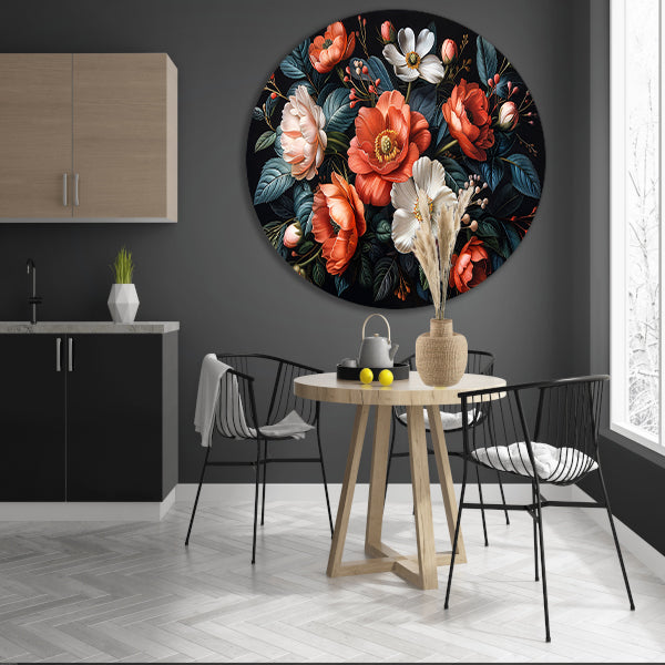 Abstract lijnencompositie forex muurcirkel