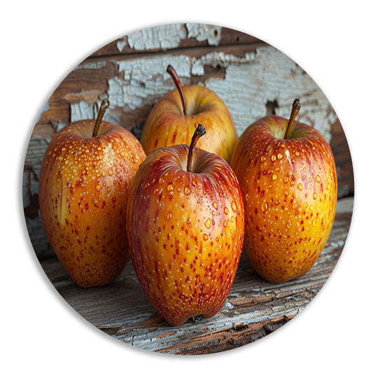 Minimalistisch stilleven met appels forex muurcirkel