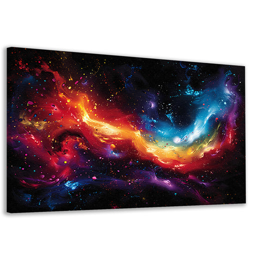 Abstract Sterrenstelsel canvas