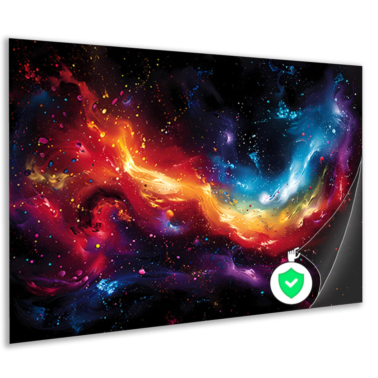 Abstract Sterrenstelsel poster