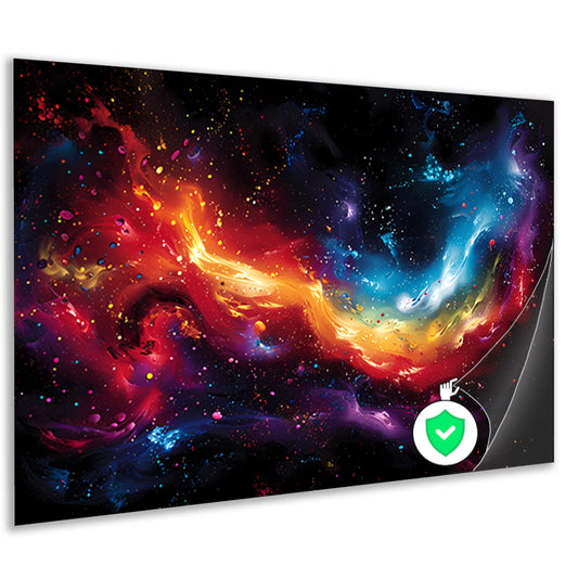 Abstract Sterrenstelsel poster