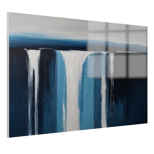 Abstracte Visie van een Serene Waterval acrylglas