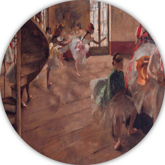 Balletrepetitie - Edgar Degas forex muurcirkel