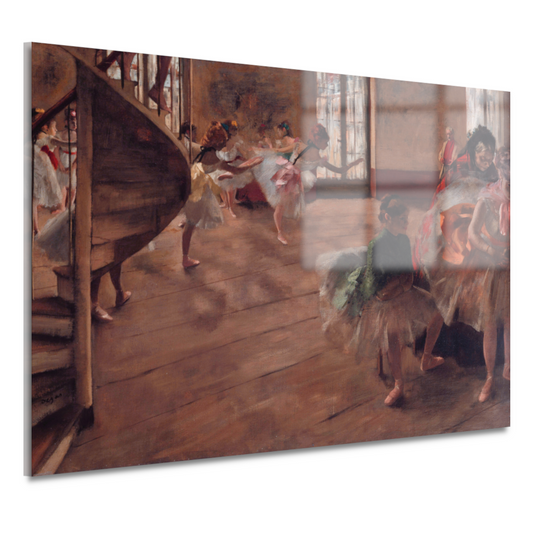 Balletrepetitie - Edgar Degas acrylglas