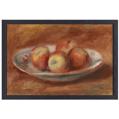 Appels - Pierre-Auguste Renoir canvas met baklijst