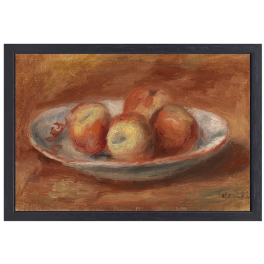 Appels - Pierre-Auguste Renoir canvas met baklijst