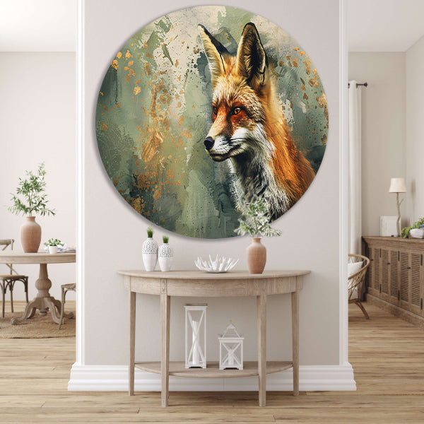 Abstract schilderij van een vos forex muurcirkel