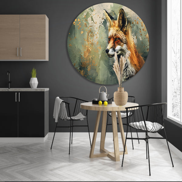 Abstract schilderij van een vos forex muurcirkel