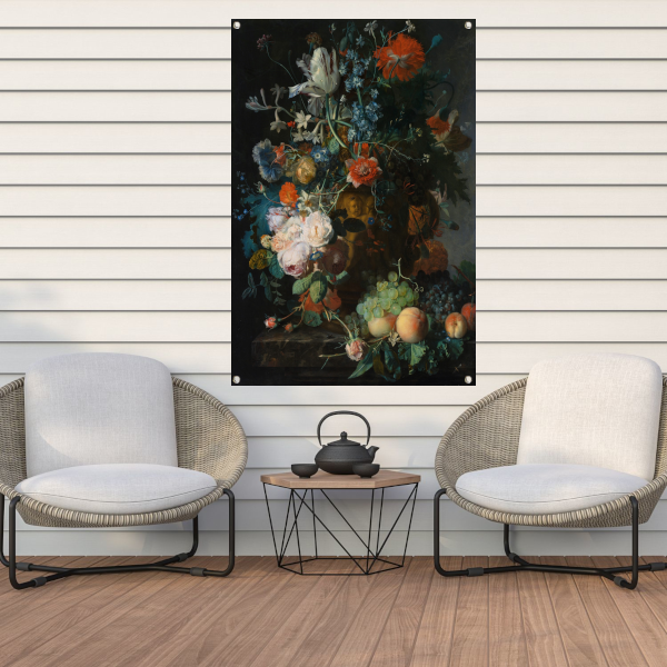Bloemen en Fruit - Jan van Huysum tuinposter