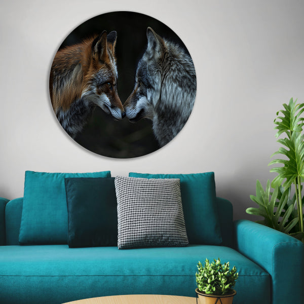 Vos en wolf in harmonie samen forex muurcirkel