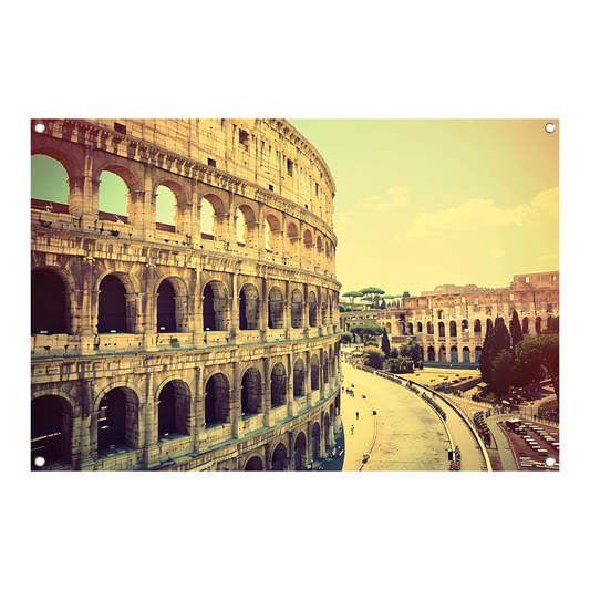 Het Colosseum in Sepia Tinten tuinposter