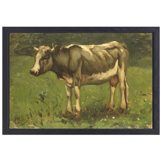 Koe - Anton Mauve canvas met baklijst
