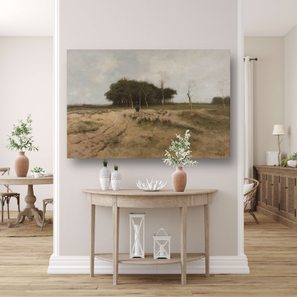 Heide bij Laren - Anton Mauve acrylglas