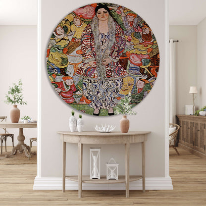 Portret van Friederike Maria Beer - Gustav Klimt forex muurcirkel
