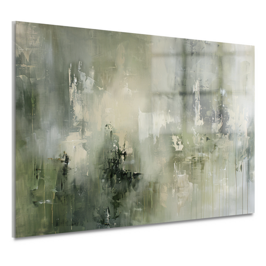 Abstracte Nevel in Grijstinten Textuur acrylglas