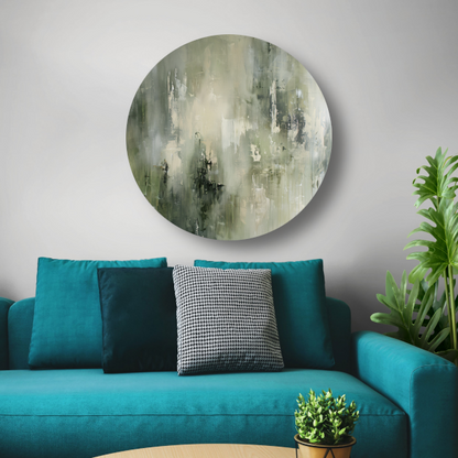 Abstracte Nevel in Grijstinten Textuur forex muurcirkel